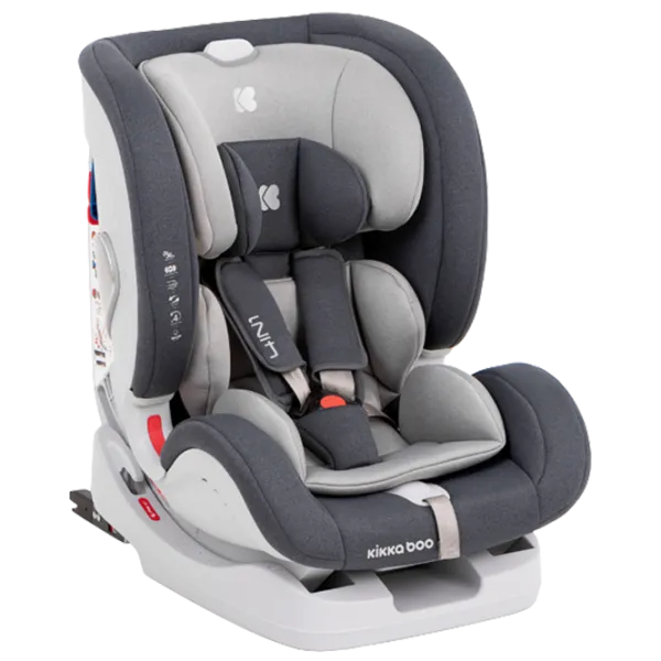 Детское автокресло Kikka Boo 4 in 1  0 месяцев - 12 лет / 36 кг / Серый photo 1 Детское автокресло Kikka Boo 4 in 1  0 месяцев - 12 лет / 36 кг / Серый photo 1