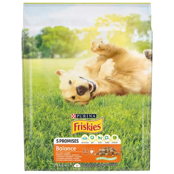 Корм для собак сухой Purina Friskies Balance 7284 2.4 кг / Овощи photo 1 Корм для собак сухой Purina Friskies Balance 7284 2.4 кг / Овощи photo 1