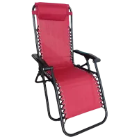 Scaun de grădină Worker SIESTA Metal/ Poliester/ Red