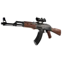 Игрушечный автомат Sia AKM 12+/ Гелевые шарики/ Черный