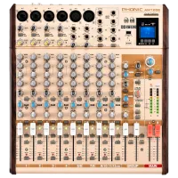 Миксер Aналоговый Phonic AM12GE активный / 20 Гц - 60 кГц / Золото