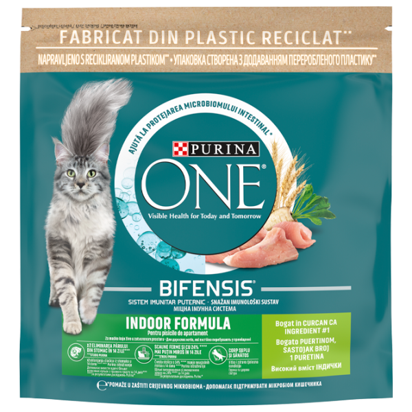 Корм для кошек сухой Purina One Indoor Formula 73011 0.8 кг/ Индейка photo 1