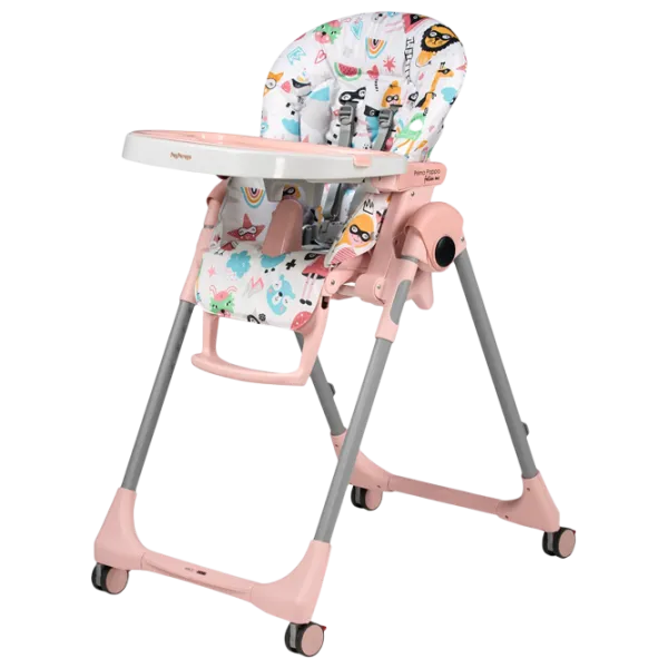 Scaun de masă Peg Perego Prima Pappa Follow Me (7219-014) Clasic/ 0 luni / Pink  photo 1