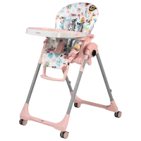 Стульчик для кормления Peg Perego Prima Pappa Follow Me (7219-014) Классический/ 0 месяцев / Розовый 