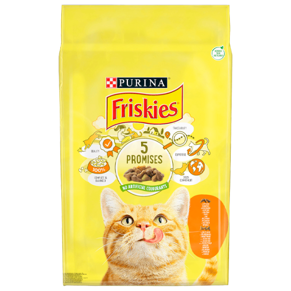 Корм для кошек сухой Purina Friskies 72852 0.3 кг/ Курица, овощи photo 1 Корм для кошек сухой Purina Friskies 72852 0.3 кг/ Курица, овощи photo 1