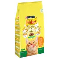 Hrană pentru pisici uscată Purina Friskies Indoor 76861 10 kg/ Găină, legume