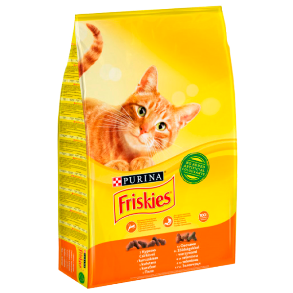 Корм для кошек сухой Purina Friskies 72825 1.5 кг/ Мясо, курица, овощи photo 1 Корм для кошек сухой Purina Friskies 72825 1.5 кг/ Мясо, курица, овощи photo 1