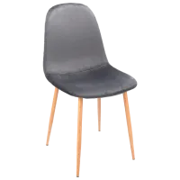Кухонный стул Jumi Vigo Бархат/ Серый