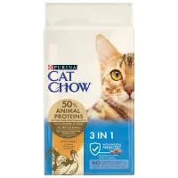 Hrană pentru pisici uscată Purina Cat Chow Feline 3 in 1 72561 15 kg/ Curcan