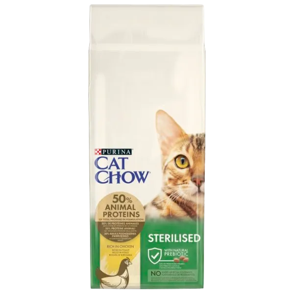 Корм для кошек сухой Purina Cat Chow Special Sterile 72593 15 кг/ Курица photo 1 Корм для кошек сухой Purina Cat Chow Special Sterile 72593 15 кг/ Курица photo 1