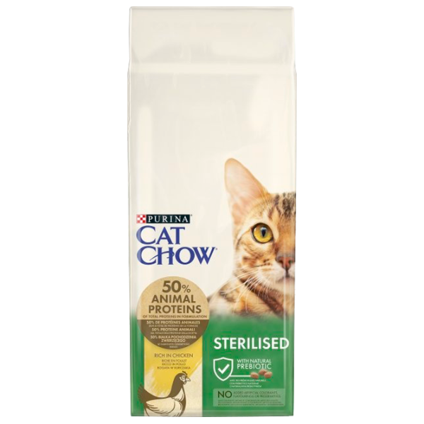 Корм для кошек сухой Purina Cat Chow Special Sterile 72593 15 кг/ Курица photo 1 Корм для кошек сухой Purina Cat Chow Special Sterile 72593 15 кг/ Курица photo 1