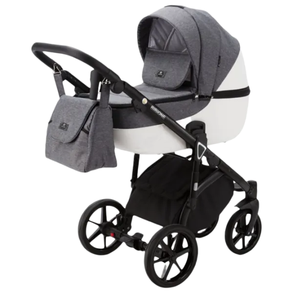 Cărucior pentru copil Adamex Bibione Lux PS-77/ Gray photo 1 Cărucior pentru copil Adamex Bibione Lux PS-77/ Gray photo 1