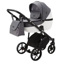 Детская коляска Adamex Bibione Lux PS-77/ Серый