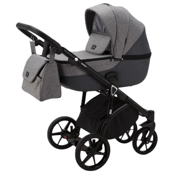 Детская коляска Adamex Bibione Lux PS-85/ Серый photo 1 Детская коляска Adamex Bibione Lux PS-85/ Серый photo 1