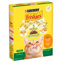 Hrană pentru pisici uscată Purina Friskies Indoor 76865 0.27 kg/ Găină, legume