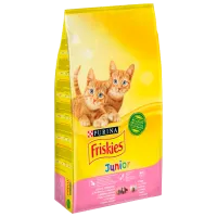 Hrană pentru pisici uscată Purina Friskies Junior 72883 0.3 kg/ Găină, lapte, legume
