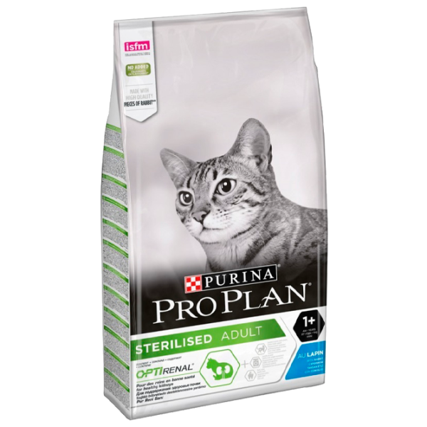 Корм для кошек сухой Purina Pro Plan Sterile 73293 10 кг/ Кролик photo 1