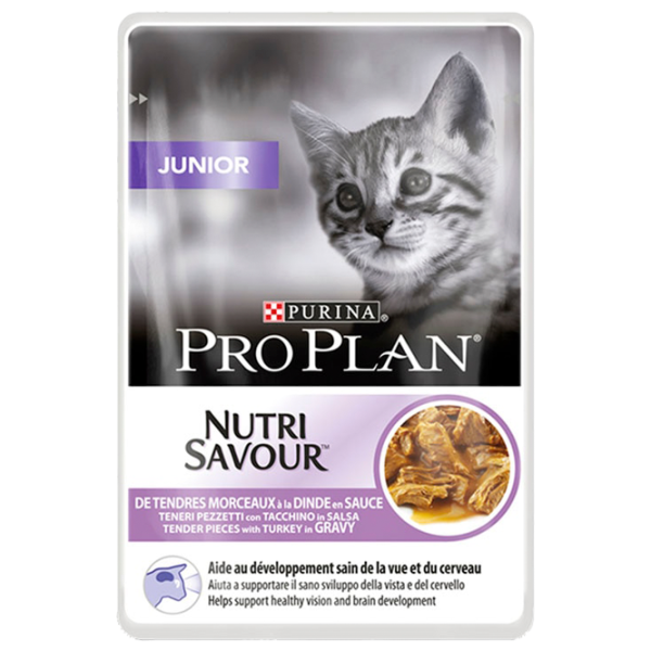 Корм для кошек влажный Purina Pro Plan 73221 85 г/ Индейка photo 1