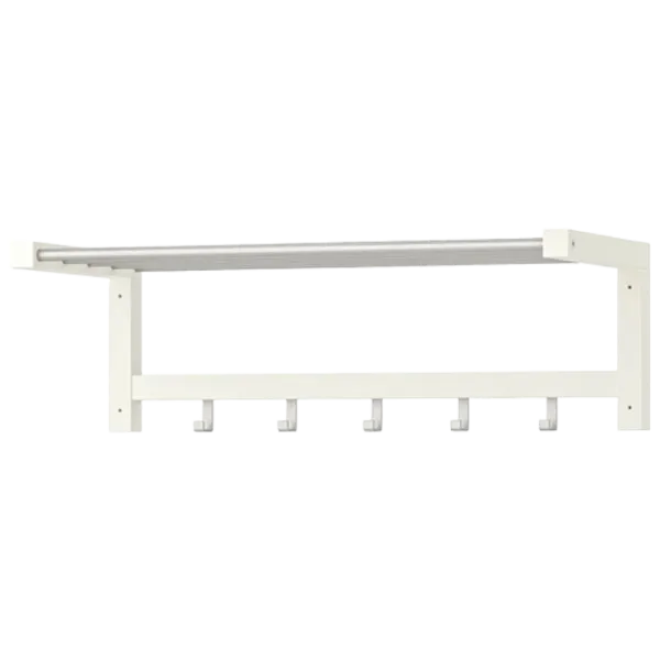 Cuier Ikea Tjusig 5311315 Oțel, Lemn/ White photo 1 Cuier Ikea Tjusig 5311315 Oțel, Lemn/ White photo 1