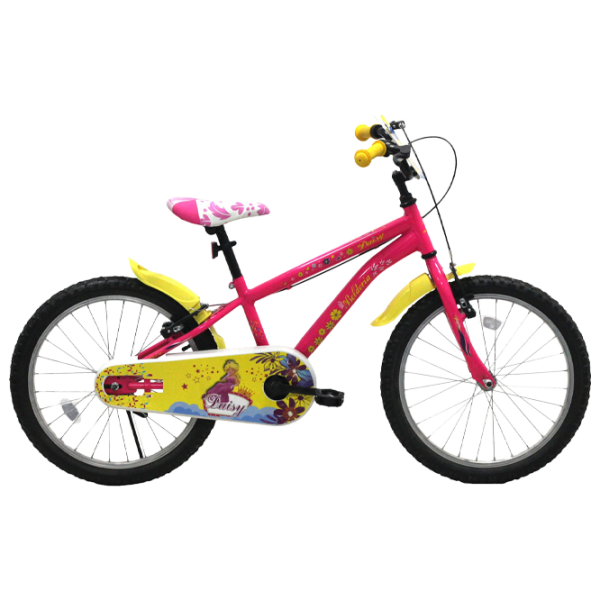 Велосипед Belderia Daisy 20" Сталь/ Розовый Желтый photo 1 Велосипед Belderia Daisy 20" Сталь/ Розовый Желтый photo 1