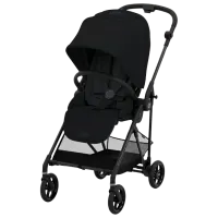 Cărucior pentru copil Cybex Melio Carbon 7205-001/ Black
