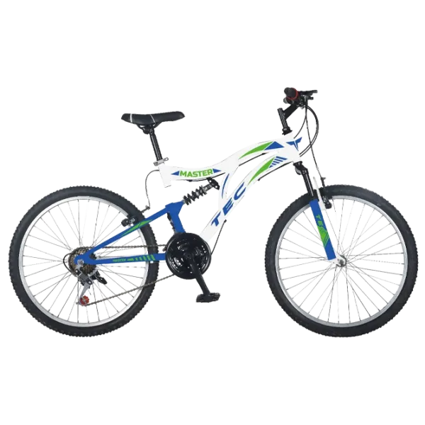 Велосипед Belderia Tec Master 24" Сталь/ Белый Синий photo 1