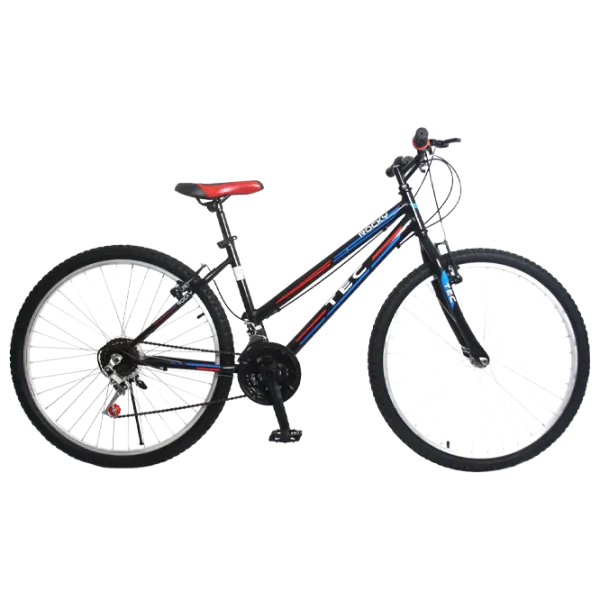 Bicicletă Belderia Tec Rocky 24" Oțel/ Black Red photo 1 Bicicletă Belderia Tec Rocky 24" Oțel/ Black Red photo 1