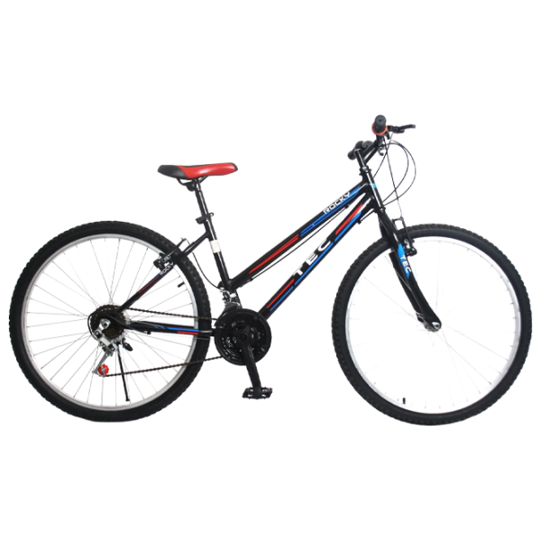 Bicicletă Belderia Tec Rocky 24" Oțel/ Black Red photo 1 Bicicletă Belderia Tec Rocky 24" Oțel/ Black Red photo 1