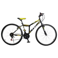 Велосипед Belderia Tec Strong 26" Сталь/ Черный Желтый