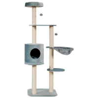 Когтеточка для кошек Costway PS7345SL Комплекс/ Напольная/ Бежевый