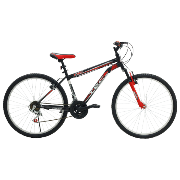 Bicicletă Belderia Tec Titan 26"  Oțel / Black Red photo 1