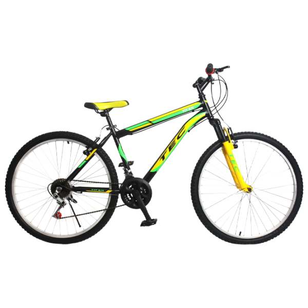 Bicicletă Belderia Tec Titan 26"  Oțel / Black Yellow photo 1 Bicicletă Belderia Tec Titan 26"  Oțel / Black Yellow photo 1