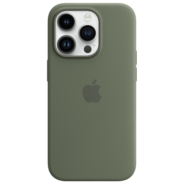 Чехол для смартфона Apple iPhone 14 Pro Apple/ MagSafe Back/ TPU/ Оливковый Зелёный photo 1 Чехол для смартфона Apple iPhone 14 Pro Apple/ MagSafe Back/ TPU/ Оливковый Зелёный photo 1