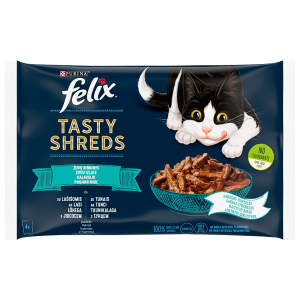 Корм для кошек влажный Purina Felix Mini 72721 0.320 кг/ Лосось, тунец photo 1 Корм для кошек влажный Purina Felix Mini 72721 0.320 кг/ Лосось, тунец photo 1