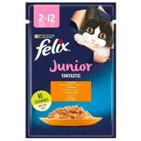 Hrană pentru pisici umedă Purina Felix Junior 72711 85 g/ Găină