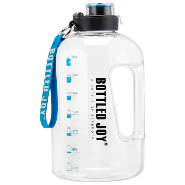 Sticlă pentru apă Bottled Joy Transparent photo 1