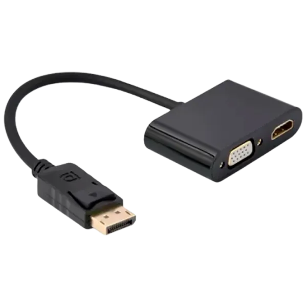 Адаптер Cablexpert A-DPM-HDMIFVGAF-01 DisplayPort/ Черный photo 1