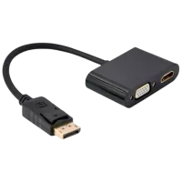 Adapter Cablexpert A-DPM-HDMIFVGAF-01 DisplayPort/ Black