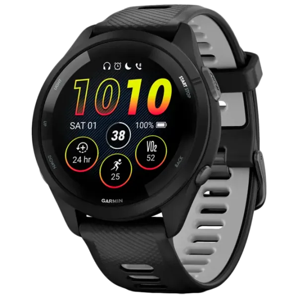 Ceas inteligent Garmin Forerunner 265 1.3"/ 010-02810-10/ Powder Gray Black photo 1