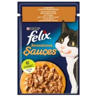 Корм для кошек влажный Purina Felix Sensations 72761 85 г/ Индейка, бекон