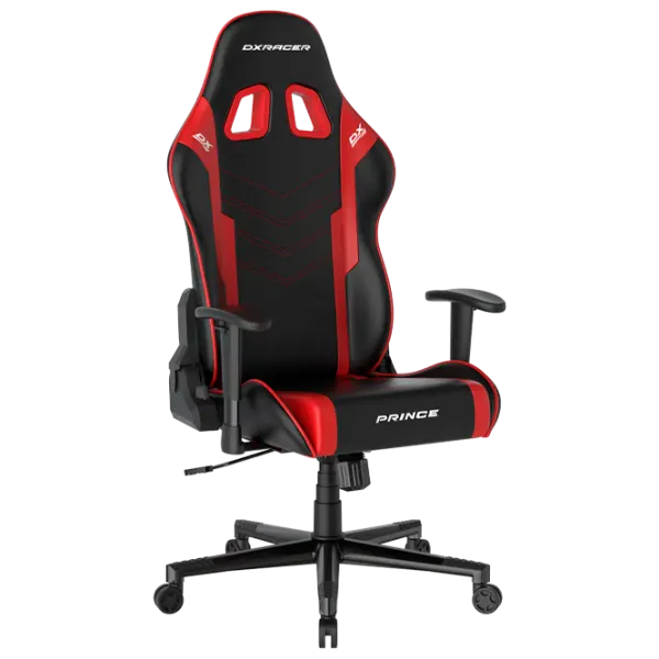Scaun Gaming DXRacer Prince Red Black photo 1