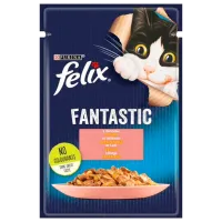 Hrană pentru pisici umedă Purina Felix Fantastic 72702 85 g/ Somon