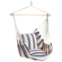 Стул-гамак VonHaus 2522108 5476969 120 кг/ Хлопок/ Белый