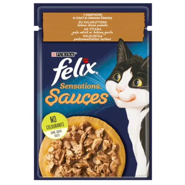 Hrană pentru pisici umedă Purina Felix Fantastic 72707 85 g/ Curcan photo 1