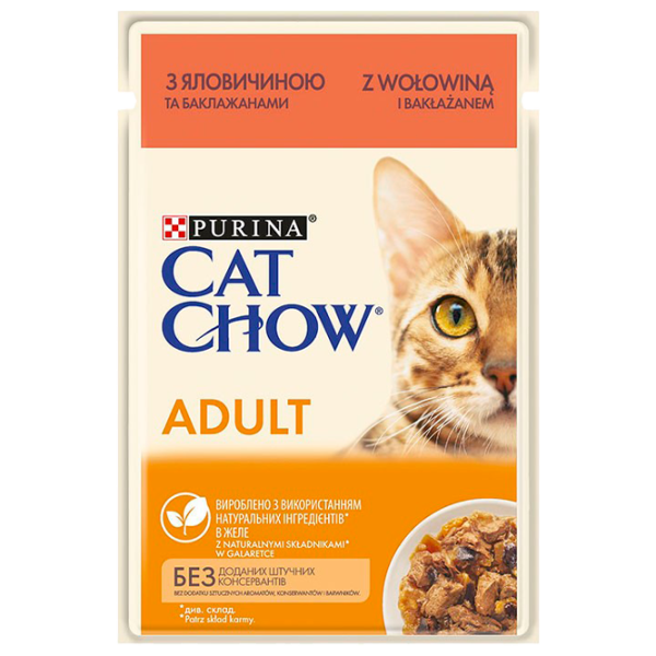 Hrană pentru pisici umedă Purina Cat Chow 72543 85 g/ Vită, vânătă photo 1 Hrană pentru pisici umedă Purina Cat Chow 72543 85 g/ Vită, vânătă photo 1