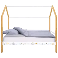 Pat pentru copii Belmarco Svogen Lei 70 x 160 cm/ Masiv/ Natural Wood