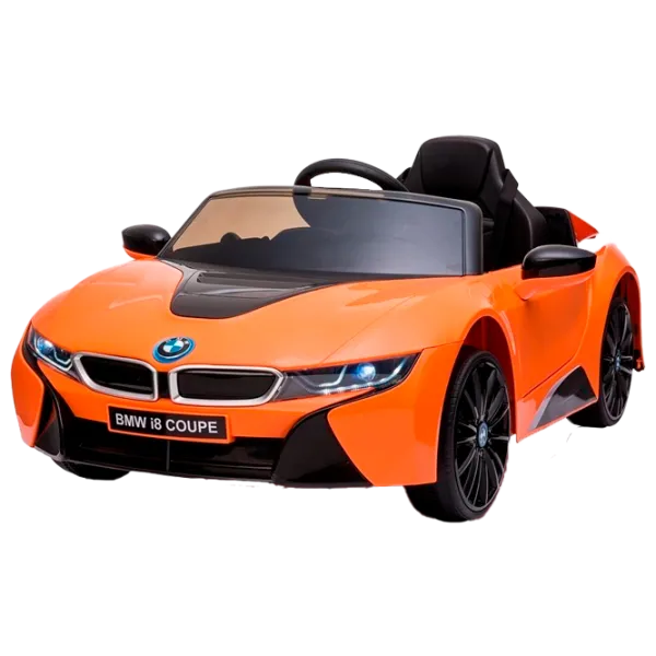 Электромобиль BMW i8 LeanToys 5907625589970 6 км/ ч/ 30 кг/ 3+/ Оранжевый photo 1 Электромобиль BMW i8 LeanToys 5907625589970 6 км/ ч/ 30 кг/ 3+/ Оранжевый photo 1