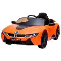 Электромобиль BMW i8 LeanToys 5907625589970 6 км/ ч/ 30 кг/ 3+/ Оранжевый