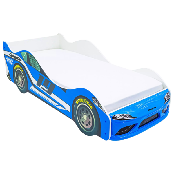 Детская кровать Belmarco Supra Car 70 x 160 см / ЛДСП / Синий photo 1 Детская кровать Belmarco Supra Car 70 x 160 см / ЛДСП / Синий photo 1