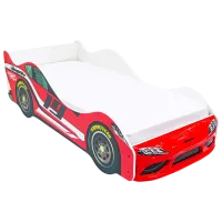Pat pentru copii Belmarco Supra Car 70 x 160 cm / PAL / Red